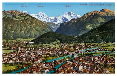 Interlaken, Suisse, 20ème siècle