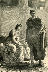 Entrevue entre Octave et Cléopâtre