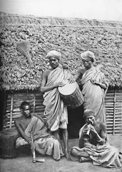Hommes Irula, Inde, 1902