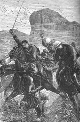 Isandhlwana : La course avec les couleurs, 1879, c1880