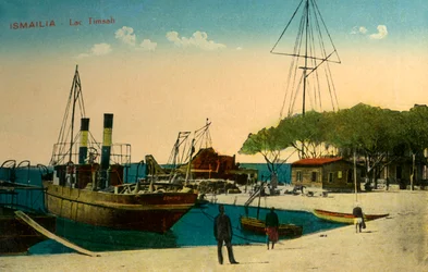 Ismailia - Lac Timsah, vers 1918-1939