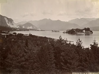 Isola dei Pescatori, Île des Pêcheurs, Lac Majeur, Italie, 1890