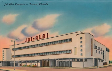 Jai Alai Fronton - Tampa, Floride, vers 1940