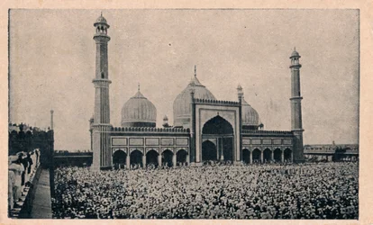 Jama Masjid, Delhi, vers 1900