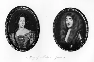 James II et Marie de Modène, 1907