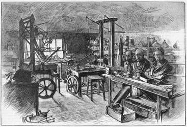 Atelier de James Watt à Heathfield Hall, Birmingham, 1886