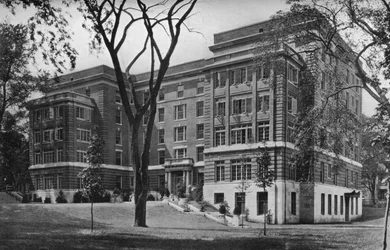 Bâtiment Jane Frances Brown pour patients privés, Hôpital de Rhode Island, Providence, 1922