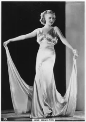 Jane Hamilton, actrice de cinéma américaine, vers 1938