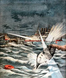 Attaque surprise des torpilleurs japonais, guerre russo-japonaise