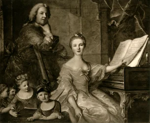 Jean-Marc Nattier et sa famille, 1730-1762