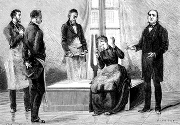 Jean Martin Charcot démontrant l