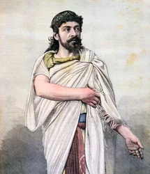 Jean Mounet-Sully en Œdipe dans Œdipe roi, Comédie-Française, 1892