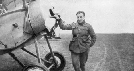 Jean Navarre, pilote français, 1916