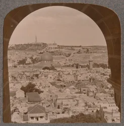 Jérusalem depuis le clocher de l