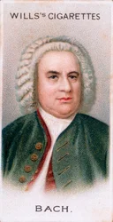 Johann Sebastian Bach 1685-1750, compositeur et organiste allemand, 1912