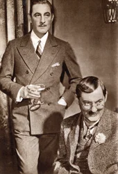 John Barrymore et Lionel Barrymore, acteurs américains