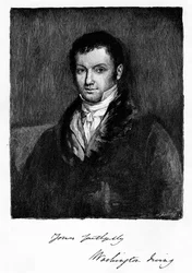 John Byrom, écrivain et poète anglais du 18e siècle né à Manchester, 1821
