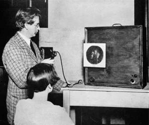 John Logie Baird 1888-1946, ingénieur électricien écossais et pionnier de la télévision, années 1920