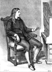 John Milton 1608-1674, poète anglais, 1870
