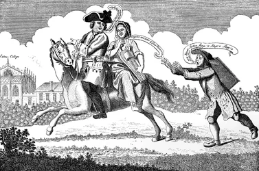 Jean de Gand monté, ou, Mars en route..., 1747