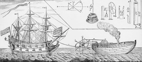 Bateau remorqueur à vapeur de Jonathan Hulls