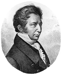 Joseph Louis Gay-Lussac, chimiste, physicien et aérostier français, c1824