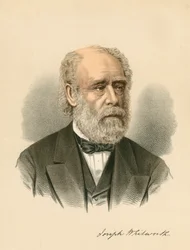 Joseph Whitworth, ingénieur et inventeur britannique, vers 1880