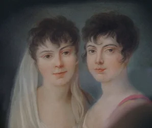 Joséphine et Charlotte Brunsvik (détail), XIXe siècle