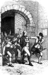 Joshua Huddy conduit de la prison pour être pendu, 1782 c1880