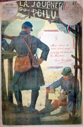 Journée du Poilu 25 et 26 décembre 1915, affiche française de la Première Guerre mondiale, 1915