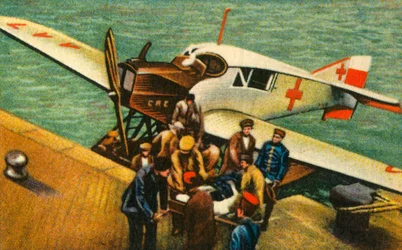Avion médical Junkers F 13w, vers 1919, 1932