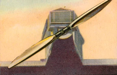 Hélice métallique Junkers avec pales réglables, 1932