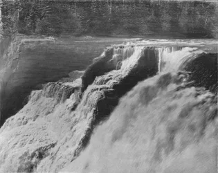 Chutes de Kakabeka, lac Supérieur, Canada, vers 1900