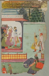 Kanhra Ragini, vers 1700