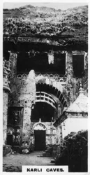 Grottes de Karli, Inde, vers 1925