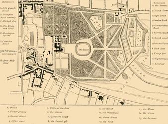 Kensington en 1764, c1876