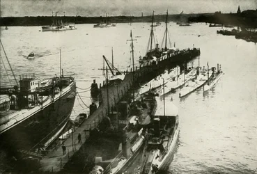 Port de Kiel, 1919