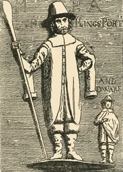 Le roi Charles, portier et nain, vers 1872