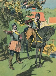 Le roi Charles dans le chêne, vers 1907