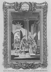 Première entrevue du roi Edgar avec la reine Elfrida, vers 1787