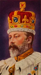 Le roi Édouard VII à son couronnement, 1902 1935