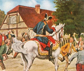 Le roi Frédéric et les écoliers de Potsdam, 1936
