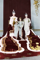 Le roi George VI et la reine Elizabeth le jour de leur couronnement, 1937