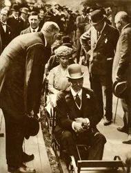 Le roi George V et la reine Mary...Exposition de l