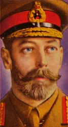 Le roi George V en tenue de campagne pendant la Première Guerre mondiale, vers 1914-1918, 1935