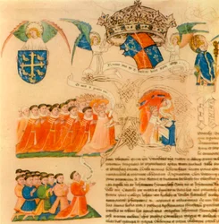 Le roi Henri VI avec des représentants des Lords et des Communes, 1446, 1947