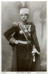 Roi Pierre Ier de Serbie, vers 1903-1918