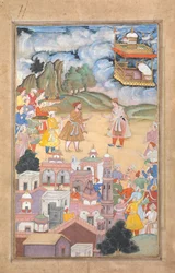Le roi Sal rend visite à Kala Yavana, Folio d