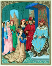 Le roi Salomon accueillant la reine de Saba