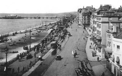 Kings Road, Brighton, East Sussex, vers 1900-1920